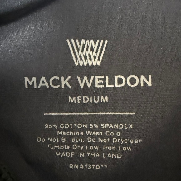 Mack Weldon Jogger Pants Mens Medium Black Sweatpants Athleisure Lounge Workout - Picture 2 of 8